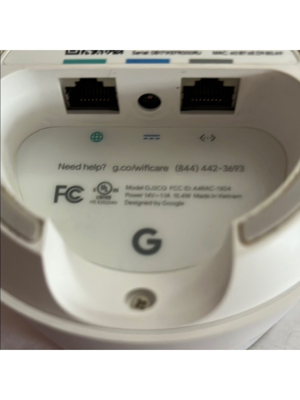 Google White WiFi System with Adapter - Picture 3 of 3